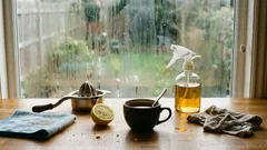 窓をピカピカにする家庭の知恵：紅茶とレモンを使って簡単に窓を掃除する方法をご紹介します。